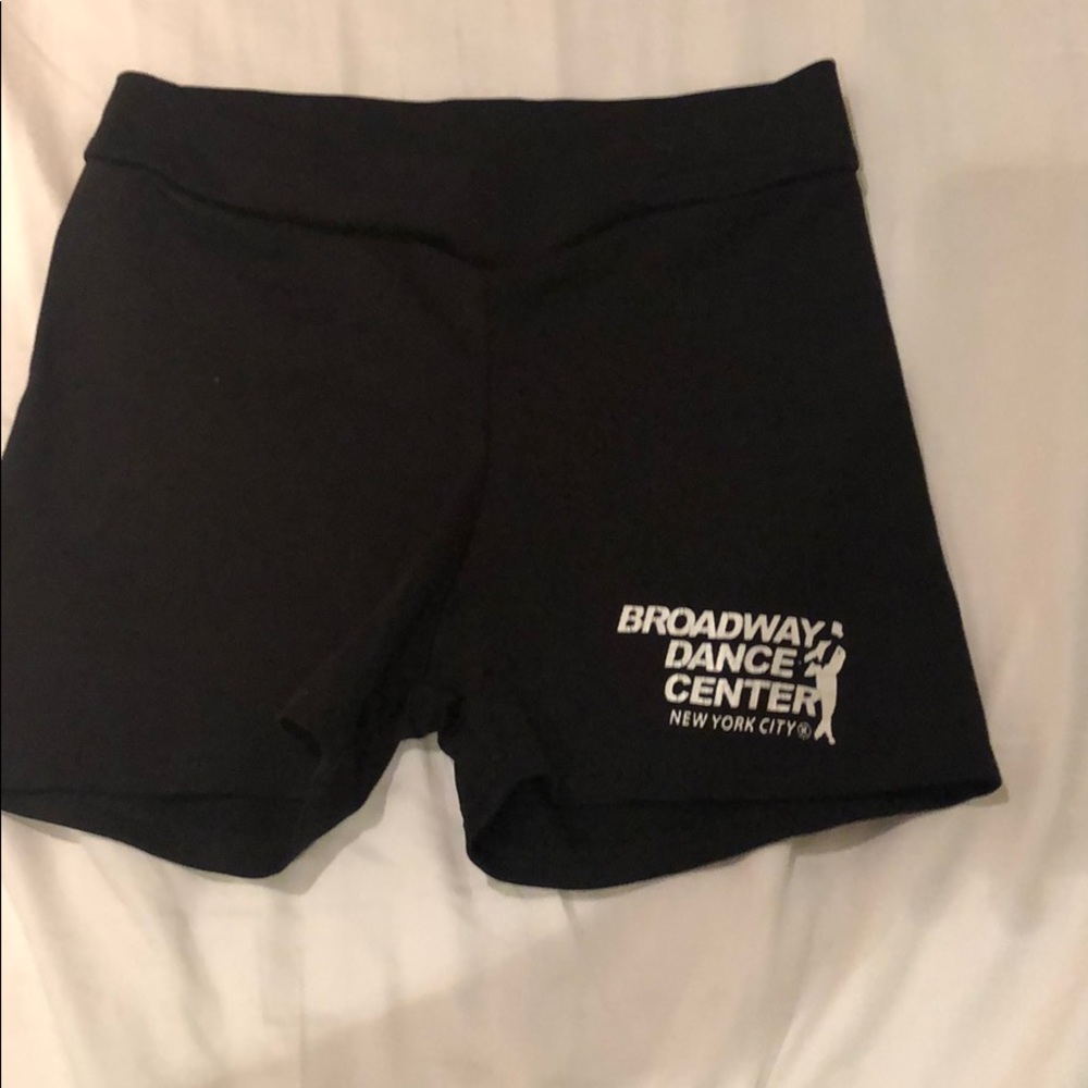 Girls black Broadway Dance Center spandex